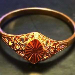 !!STOLEN!! 14 Carat Rose Gold Signet Ring