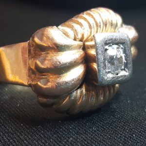 !!STOLEN!! 14 Carat Polish Yellow Gold Ring with 0.25ct Diamond